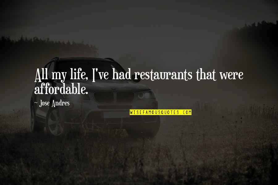 Patricidal Request Quotes By Jose Andres: All my life, I've had restaurants that were Patricidal Request Quotes By Jose Andres: All my life, I've had restaurants that were