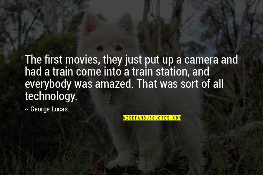 Paul Desmond Quotes By George Lucas: The first movies, they just put up a