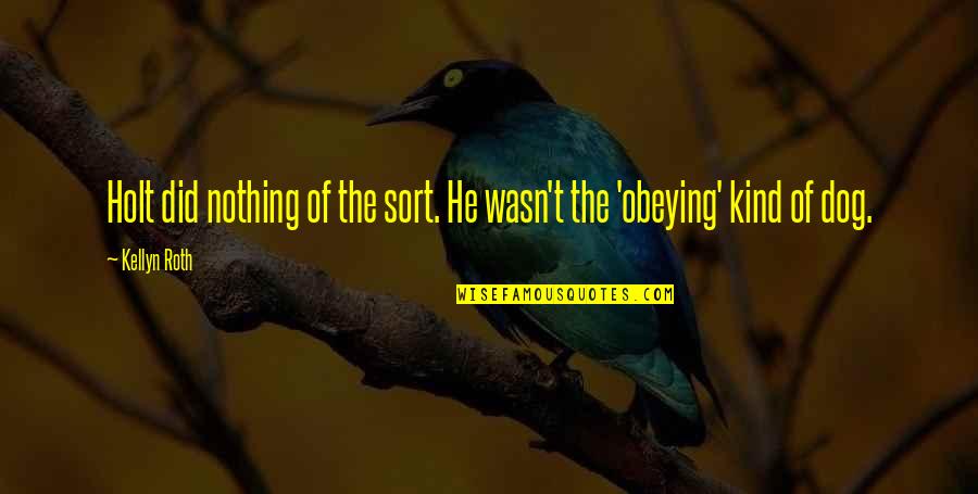 Paul Graham Photographer Quotes By Kellyn Roth: Holt did nothing of the sort. He wasn't