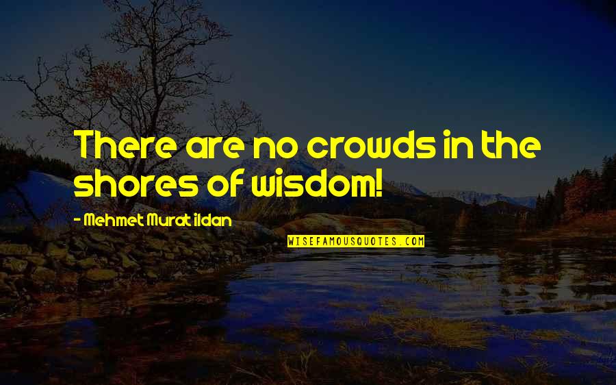 Paul Shane Spear Quotes By Mehmet Murat Ildan: There are no crowds in the shores of Paul Shane Spear Quotes By Mehmet Murat Ildan: There are no crowds in the shores of