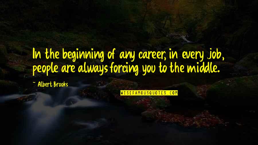Paulinho Quotes By Albert Brooks: In the beginning of any career, in every Paulinho Quotes By Albert Brooks: In the beginning of any career, in every