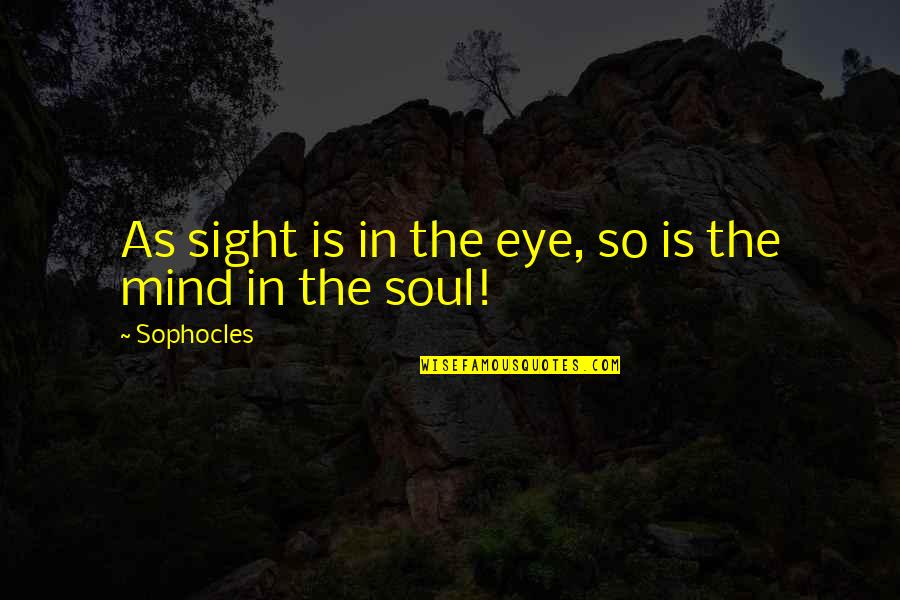 Payitaht Abdulhamid Quotes By Sophocles: As sight is in the eye, so is
