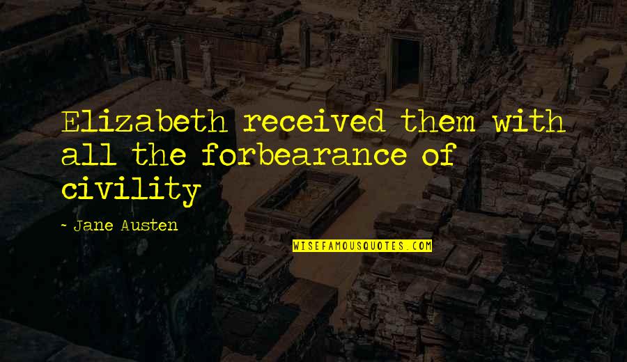 Paypal Quotes By Jane Austen: Elizabeth received them with all the forbearance of