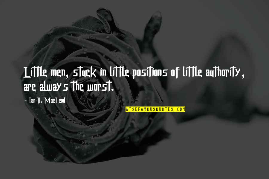 Payroll Service Quotes By Ian R. MacLeod: Little men, stuck in little positions of little