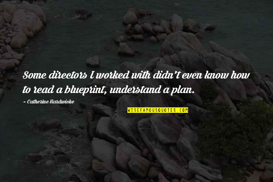 Pdaf Quotes By Catherine Hardwicke: Some directors I worked with didn't even know