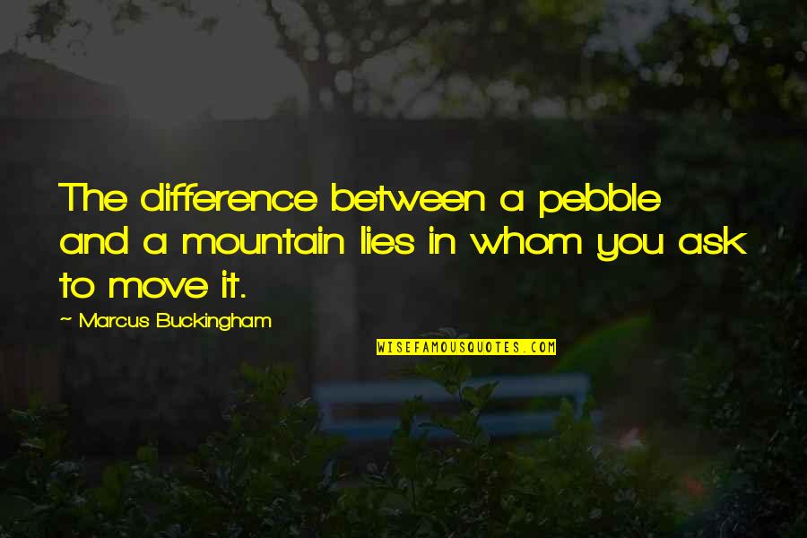 Pdo Prepare Escape Quotes By Marcus Buckingham: The difference between a pebble and a mountain