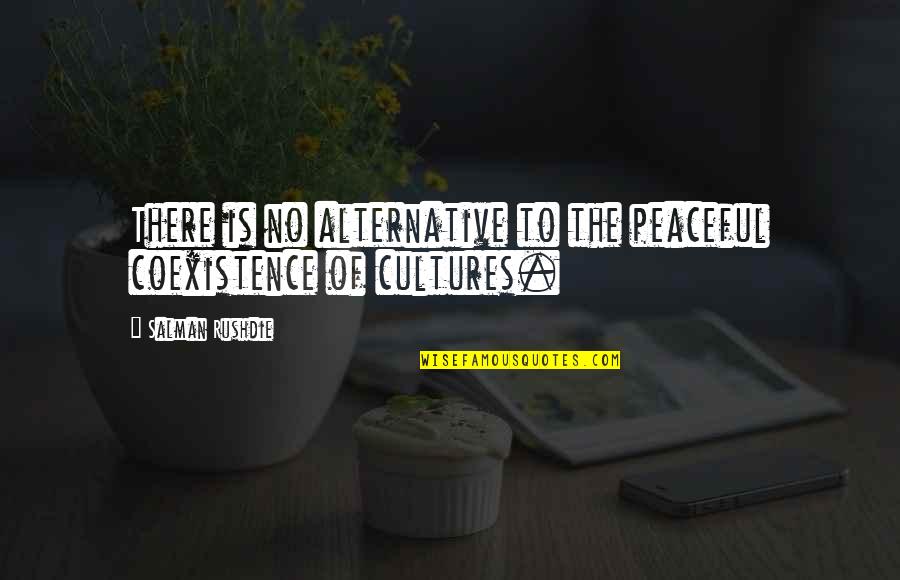 Peaceful Coexistence Quotes By Salman Rushdie: There is no alternative to the peaceful coexistence