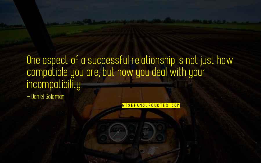 Pearls Before Swine Biblical Quote Quotes By Daniel Goleman: One aspect of a successful relationship is not Pearls Before Swine Biblical Quote Quotes By Daniel Goleman: One aspect of a successful relationship is not