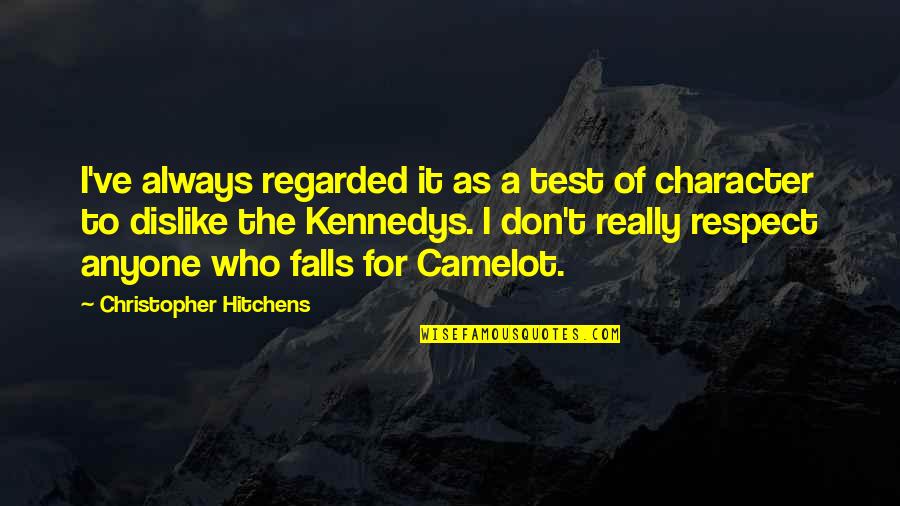 Peirong Guo Quotes By Christopher Hitchens: I've always regarded it as a test of