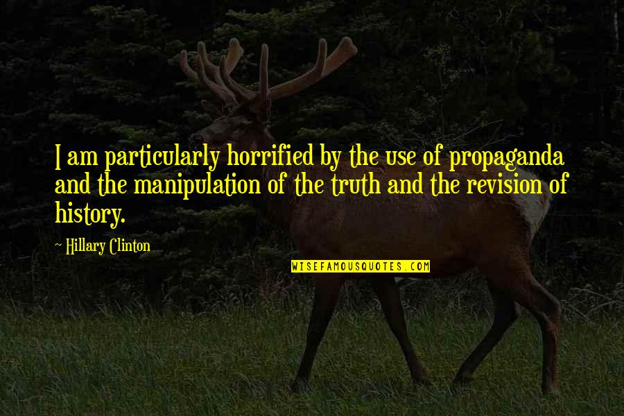 Pelear In English Quotes By Hillary Clinton: I am particularly horrified by the use of
