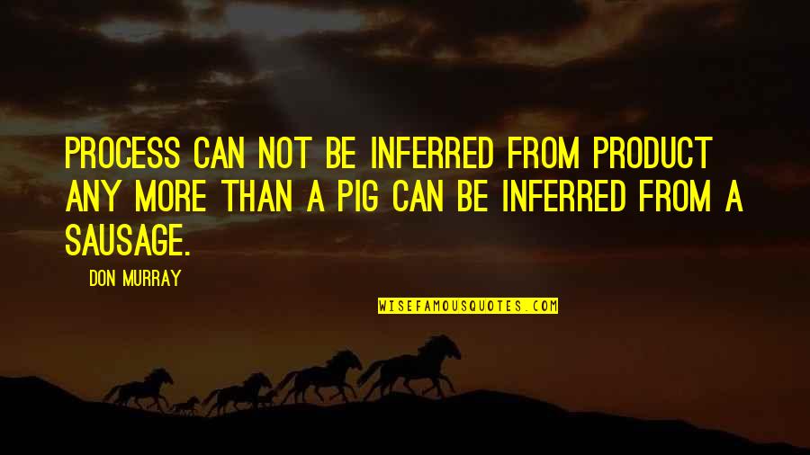 Pembaharuan Atau Quotes By Don Murray: Process can not be inferred from product any Pembaharuan Atau Quotes By Don Murray: Process can not be inferred from product any