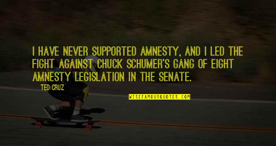 Pembawa Agama Quotes By Ted Cruz: I have never supported amnesty, and I led