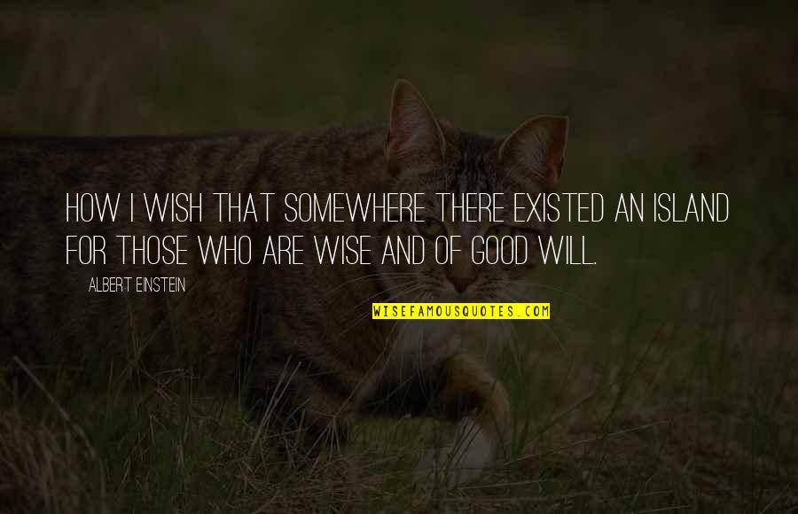 Pembentukan Minyak Quotes By Albert Einstein: How I wish that somewhere there existed an