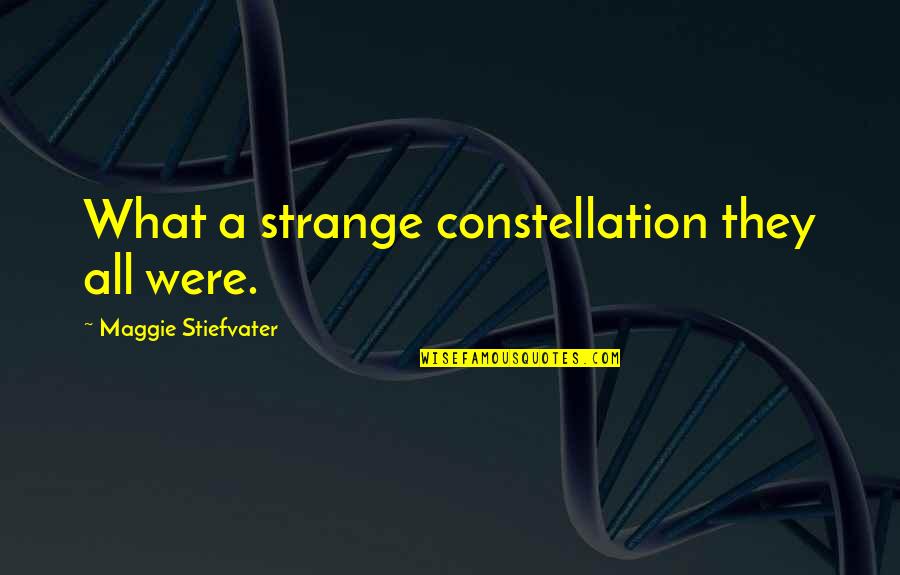 Pendirian Perusahaan Quotes By Maggie Stiefvater: What a strange constellation they all were. Pendirian Perusahaan Quotes By Maggie Stiefvater: What a strange constellation they all were.
