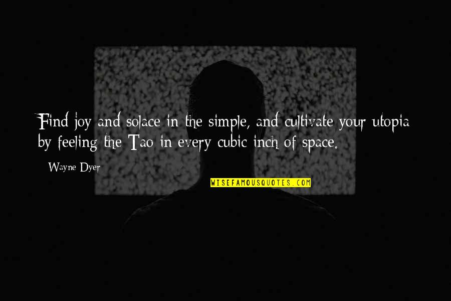 Pendolo Jenkinsons Quotes By Wayne Dyer: Find joy and solace in the simple, and Pendolo Jenkinsons Quotes By Wayne Dyer: Find joy and solace in the simple, and