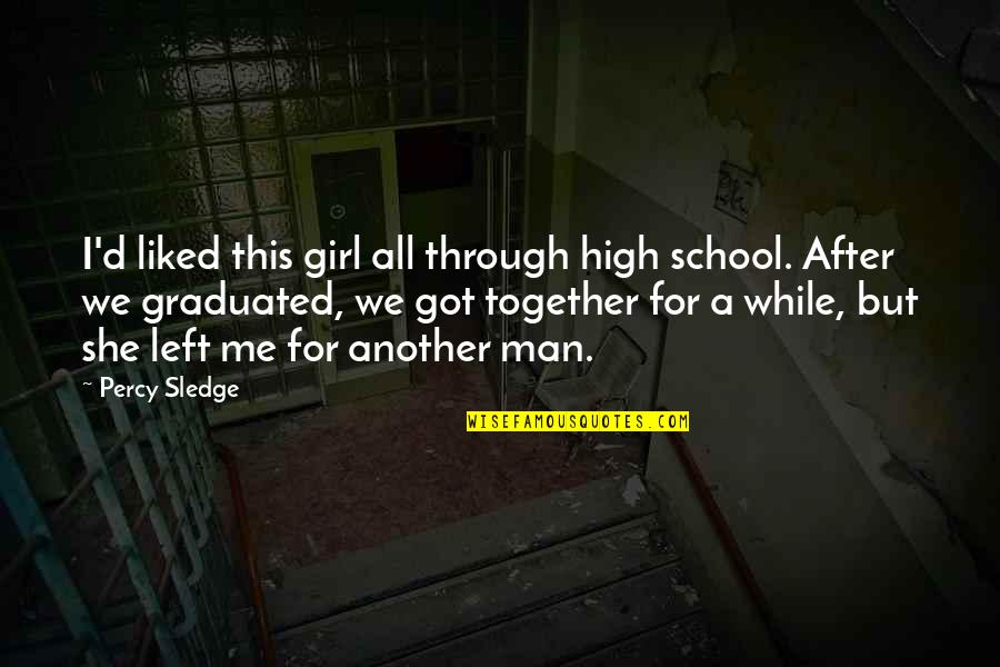 Penyabar In English Quotes By Percy Sledge: I'd liked this girl all through high school. Penyabar In English Quotes By Percy Sledge: I'd liked this girl all through high school.