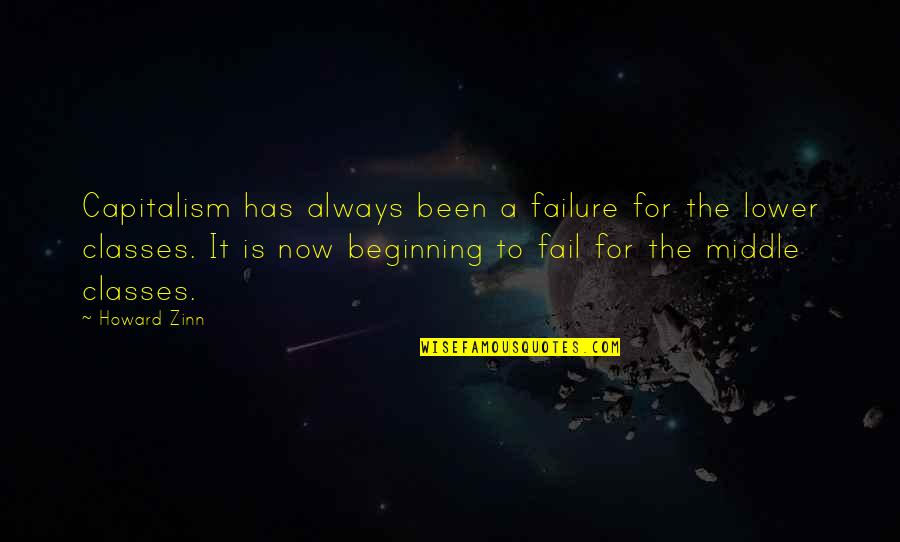 People Evaluation Quotes By Howard Zinn: Capitalism has always been a failure for the People Evaluation Quotes By Howard Zinn: Capitalism has always been a failure for the