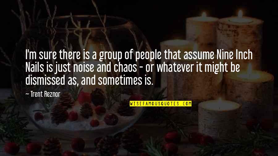 People Noise Quotes By Trent Reznor: I'm sure there is a group of people People Noise Quotes By Trent Reznor: I'm sure there is a group of people