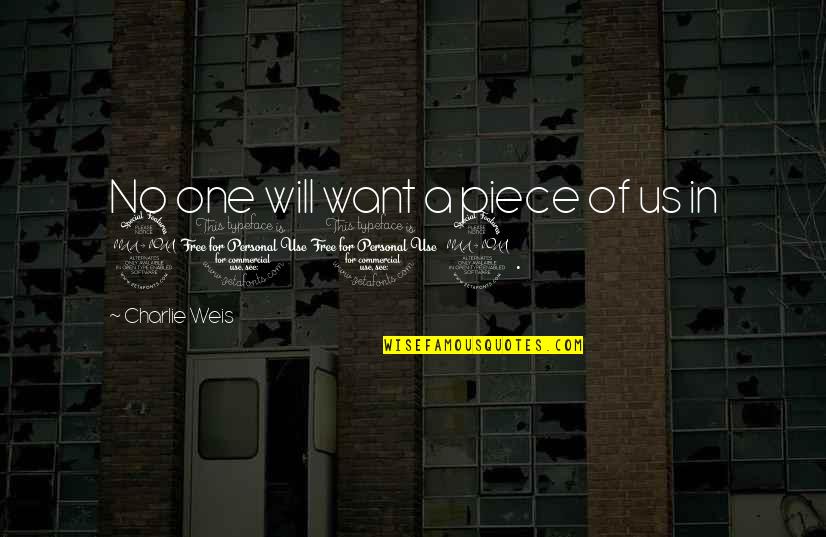 Peralez Middle School Quotes By Charlie Weis: No one will want a piece of us Peralez Middle School Quotes By Charlie Weis: No one will want a piece of us