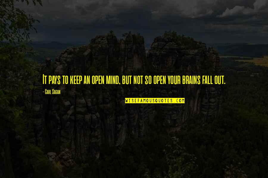 Percy Jackson Book 2 Quotes By Carl Sagan: It pays to keep an open mind, but