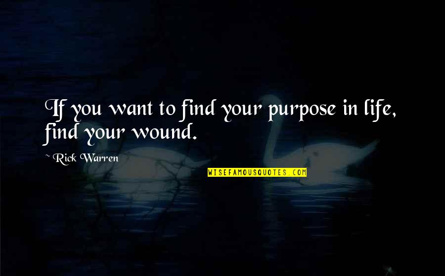 Perderme Yo Quotes By Rick Warren: If you want to find your purpose in