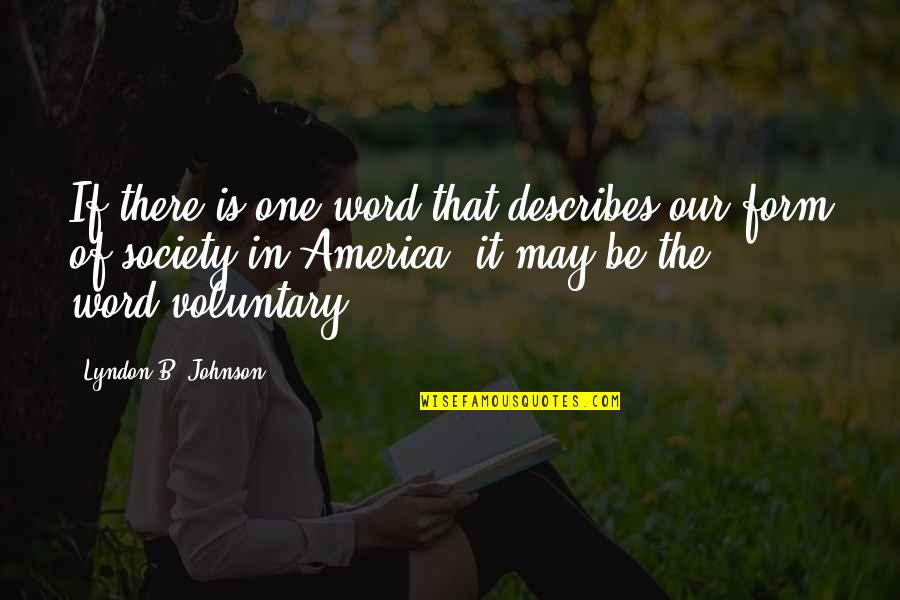 Perfect Pair Of Shoes Quotes By Lyndon B. Johnson: If there is one word that describes our Perfect Pair Of Shoes Quotes By Lyndon B. Johnson: If there is one word that describes our