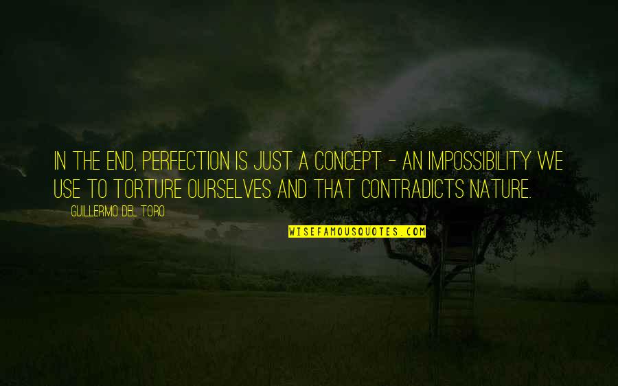 Perfectionism Quotes By Guillermo Del Toro: In the end, perfection is just a concept Perfectionism Quotes By Guillermo Del Toro: In the end, perfection is just a concept