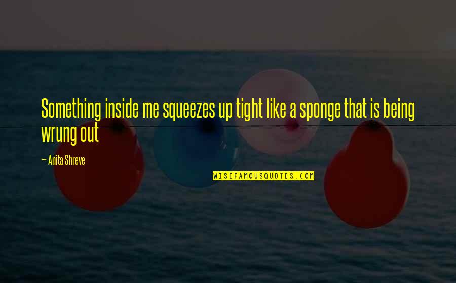 Perforaciones En Quotes By Anita Shreve: Something inside me squeezes up tight like a