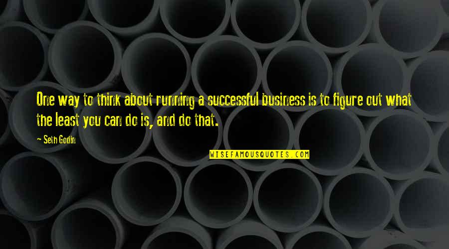 Perient Quotes By Seth Godin: One way to think about running a successful Perient Quotes By Seth Godin: One way to think about running a successful