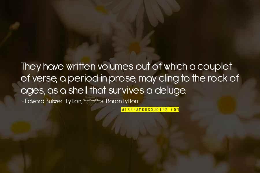 Period In Out Of Quotes By Edward Bulwer-Lytton, 1st Baron Lytton: They have written volumes out of which a