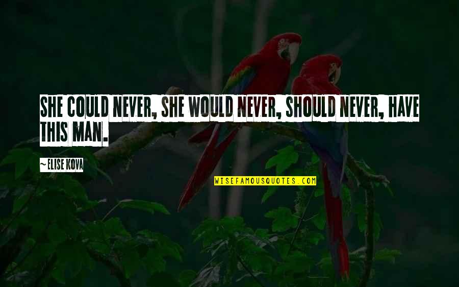 Periodized Training Quotes By Elise Kova: She could never, she would never, should never,
