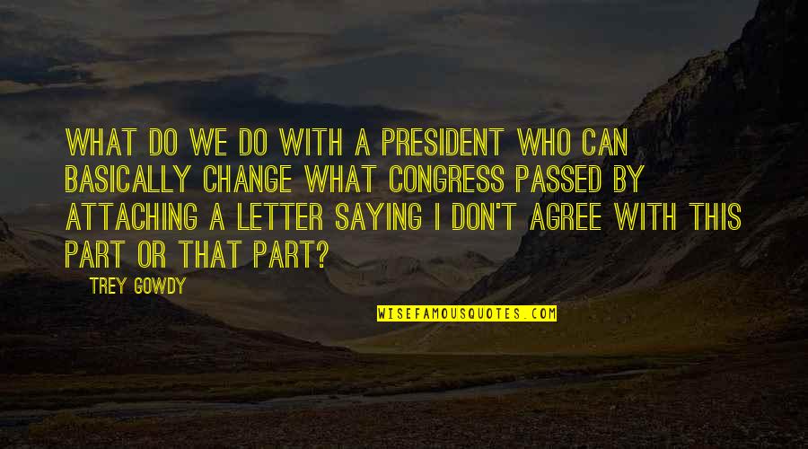 Perlembagaan Persatuan Quotes By Trey Gowdy: What do we do with a president who Perlembagaan Persatuan Quotes By Trey Gowdy: What do we do with a president who