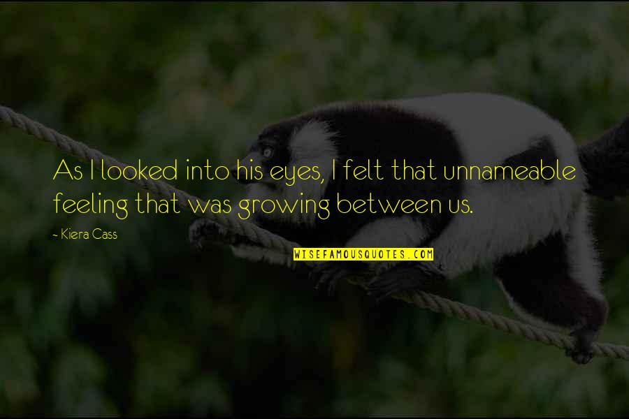 Perlman Isaac Quotes By Kiera Cass: As I looked into his eyes, I felt