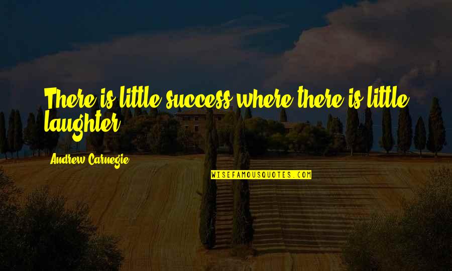 Permitenos Quotes By Andrew Carnegie: There is little success where there is little