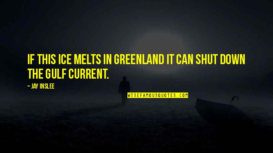Perscrutar Priberam Quotes By Jay Inslee: If this ice melts in Greenland it can