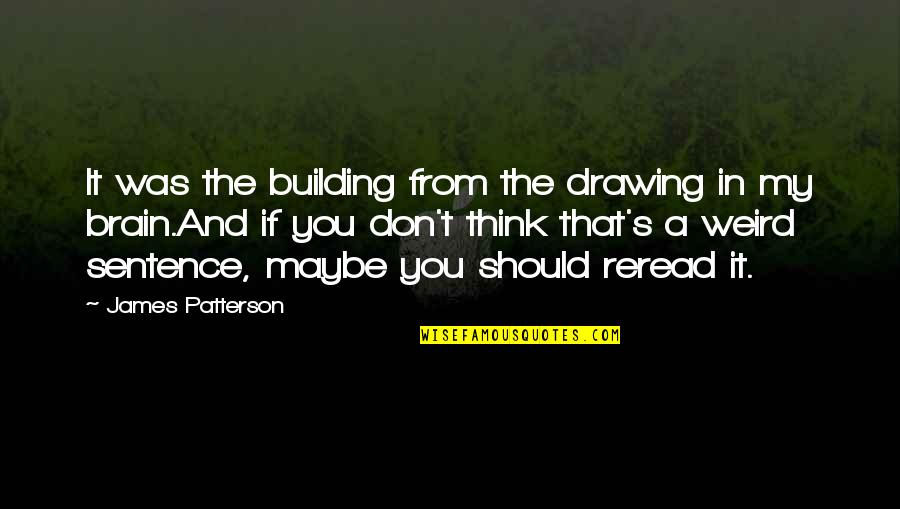 Persecuzione Significato Quotes By James Patterson: It was the building from the drawing in