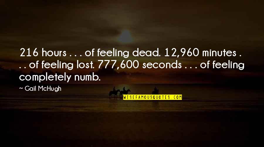 Person Of Interest Season 3 Episode 23 Quotes By Gail McHugh: 216 hours . . . of feeling dead. Person Of Interest Season 3 Episode 23 Quotes By Gail McHugh: 216 hours . . . of feeling dead.