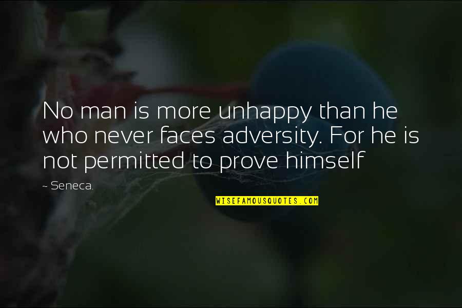 Personalizada De Moto Quotes By Seneca.: No man is more unhappy than he who