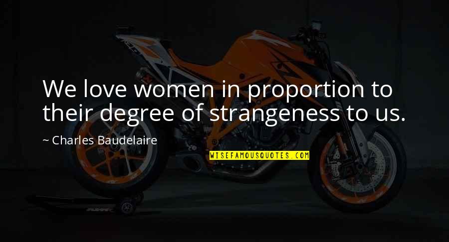 Persoonsvorm Quotes By Charles Baudelaire: We love women in proportion to their degree Persoonsvorm Quotes By Charles Baudelaire: We love women in proportion to their degree