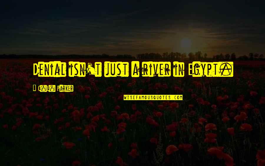 Perts Towing Quotes By C.L. Parker: Denial isn't just a river in Egypt. Perts Towing Quotes By C.L. Parker: Denial isn't just a river in Egypt.