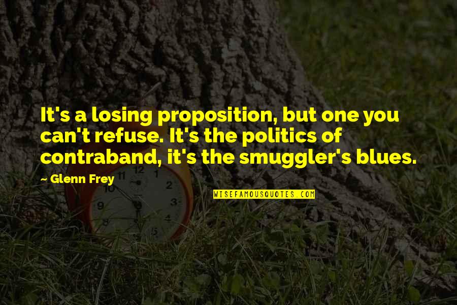 Pete And Manu Quotes By Glenn Frey: It's a losing proposition, but one you can't