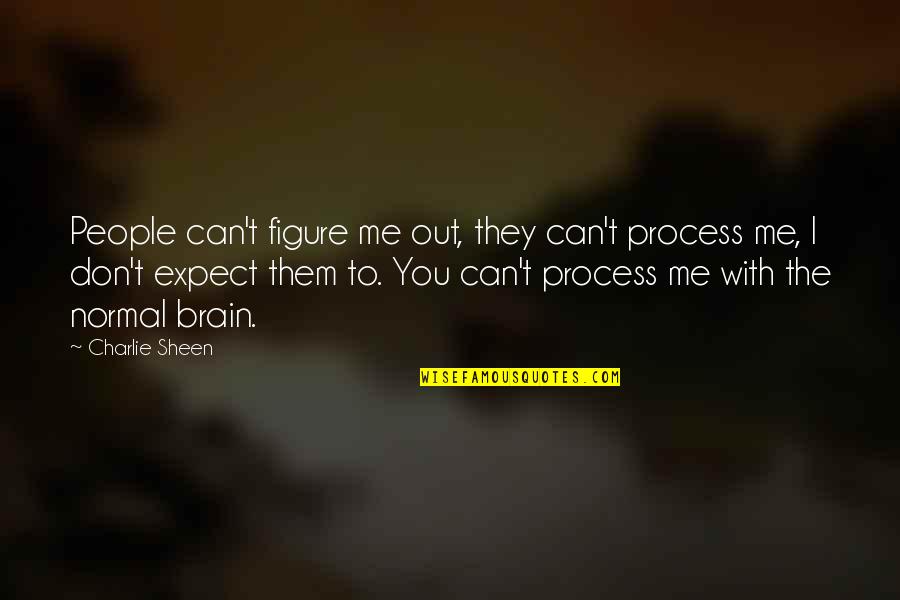 Peter Carey Collected Stories Quotes By Charlie Sheen: People can't figure me out, they can't process Peter Carey Collected Stories Quotes By Charlie Sheen: People can't figure me out, they can't process