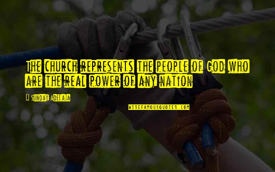 Peter Pan E Wendy Quotes By Sunday Adelaja: The church represents the people of God who