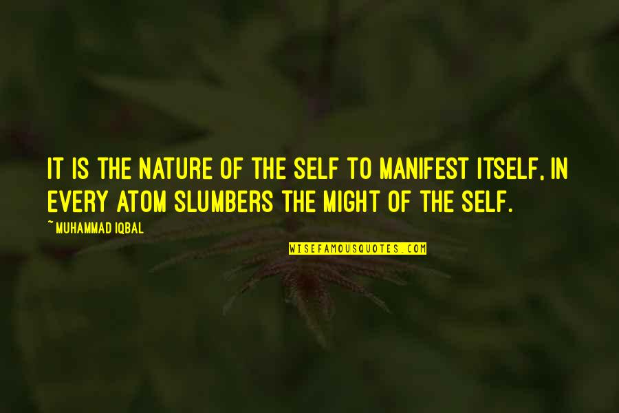 Petitti Strongsville Quotes By Muhammad Iqbal: It is the nature of the self to