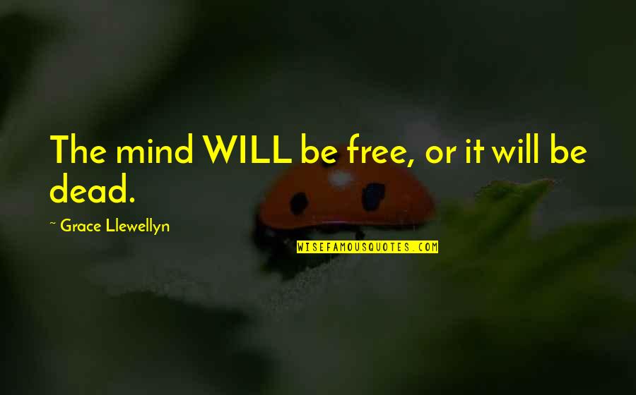 Petropoulou Stavroula Quotes By Grace Llewellyn: The mind WILL be free, or it will