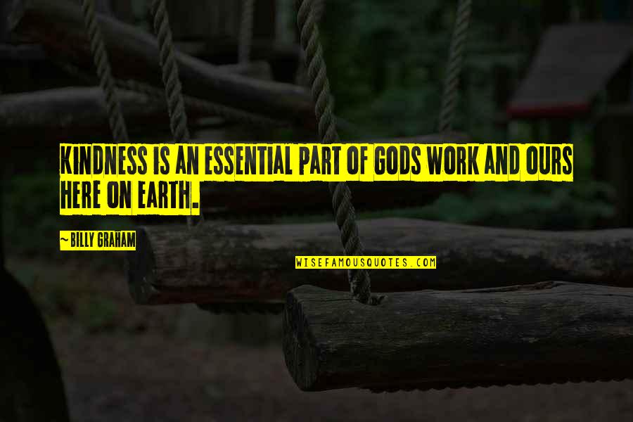 Petrozello Michigan Quotes By Billy Graham: Kindness is an essential part of Gods work