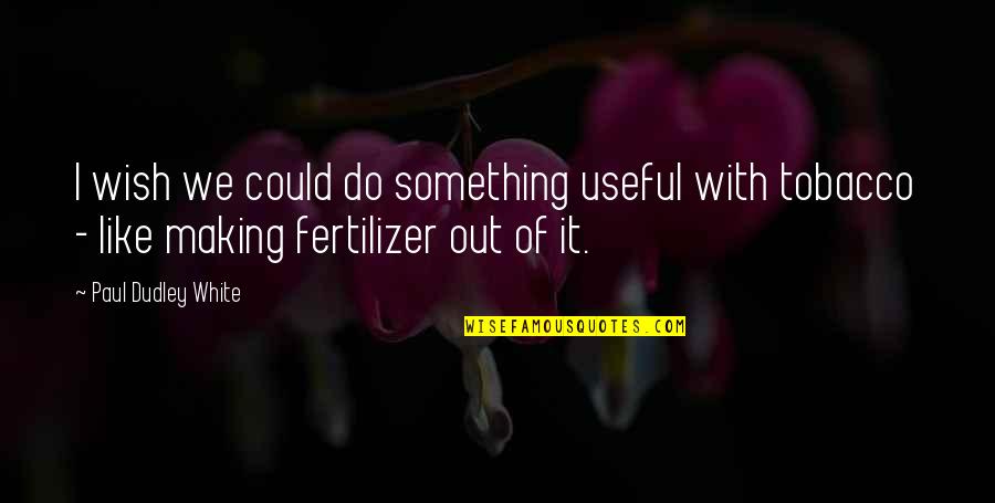 Petschauer Quotes By Paul Dudley White: I wish we could do something useful with
