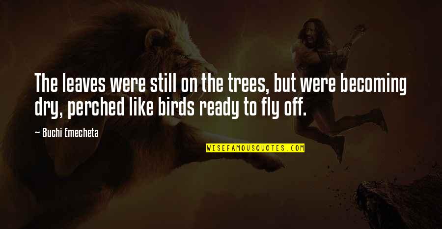 Pevtsov Singer Quotes By Buchi Emecheta: The leaves were still on the trees, but Pevtsov Singer Quotes By Buchi Emecheta: The leaves were still on the trees, but