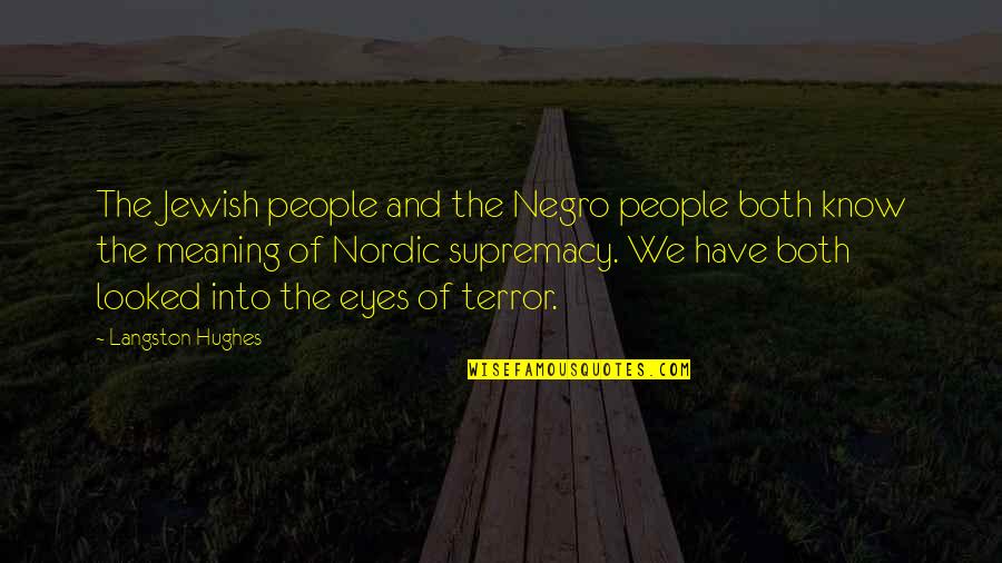Pflieger Rockwall Quotes By Langston Hughes: The Jewish people and the Negro people both Pflieger Rockwall Quotes By Langston Hughes: The Jewish people and the Negro people both