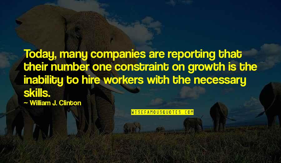 Pg451 Quotes By William J. Clinton: Today, many companies are reporting that their number Pg451 Quotes By William J. Clinton: Today, many companies are reporting that their number